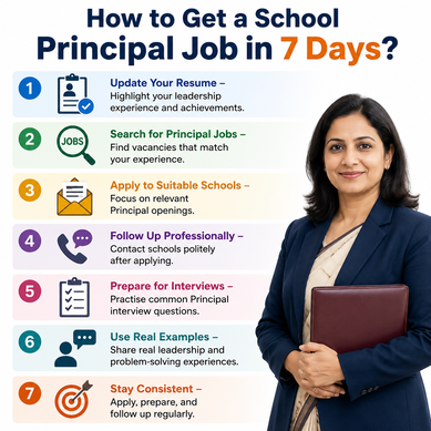 How to get a school teacher job in 7 days with a step-by-step job search and interview preparation plan