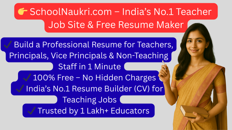 free resume maker for teachers 